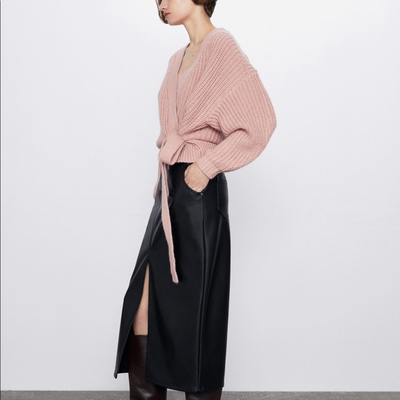 Zara Pink Knit Sweater - Picture 4 of 5